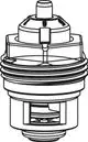 Thermostat-Oberteil von IMI Hydronic Engineering, mit einem zentralen Ventil, geeignet für Heizungsanwendungen. Konstruiert für einfache Montage und Anpassungen.